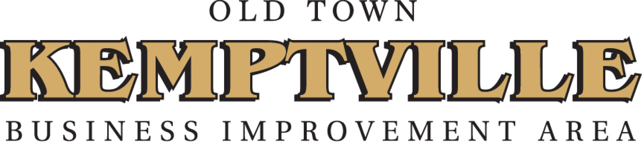 Old Town Kemptville BIA Textmark Logo on a White Background